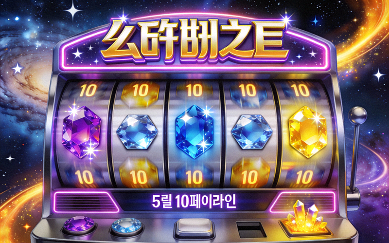 스타버스트 슬롯 게임 - 반짝이는 보석과 우주를 테마로 한 네트엔트의 대표적인 5릴 10페이라인 슬롯